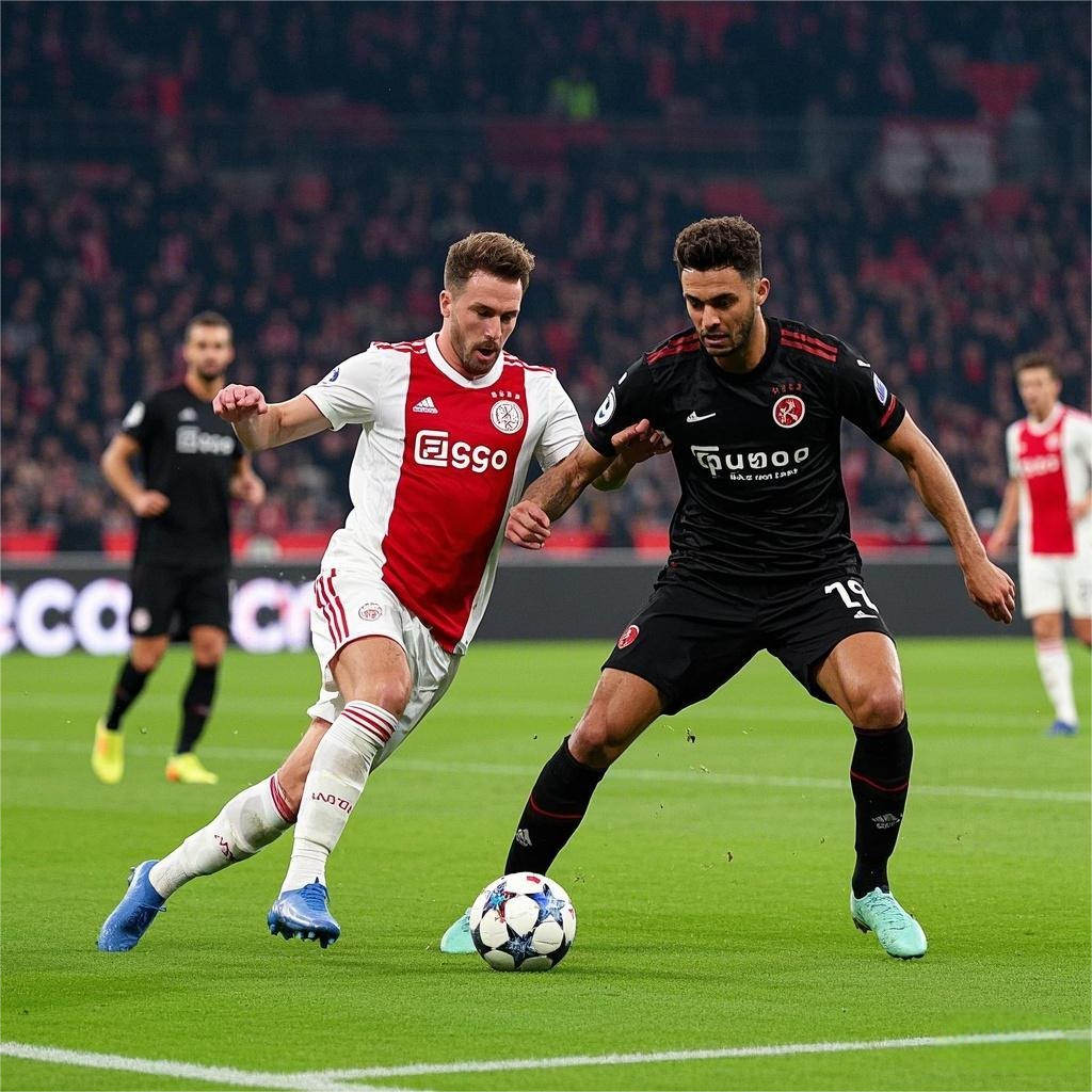 包含关键时刻阿贾克斯调整名单以备荷甲，主帅复盘环节打磨，气氛紧张，赛季目标并未改变的词条